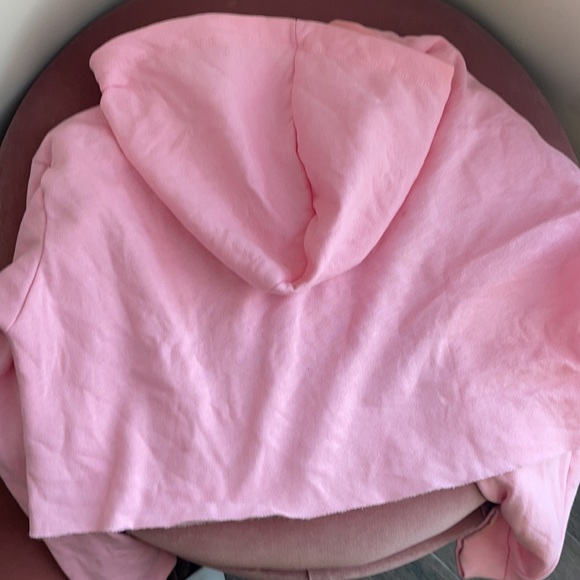 Pink Crop hoodie - Picture 5 of 14